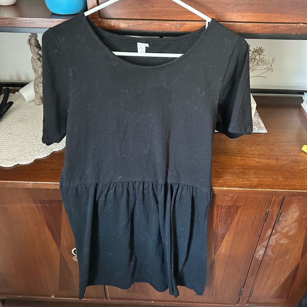 Black flowy dress
